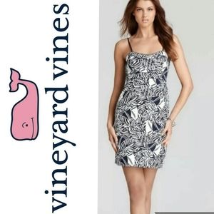Vineyard Vines Navy/white Sail Boat Dress